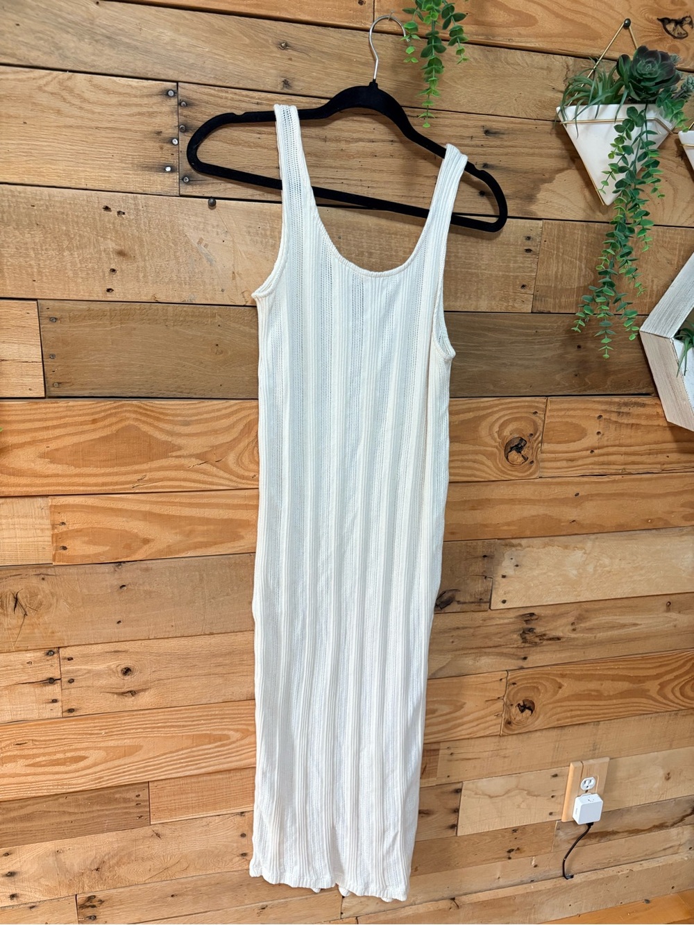 Zara Cream Open-Knit Sweater Top
